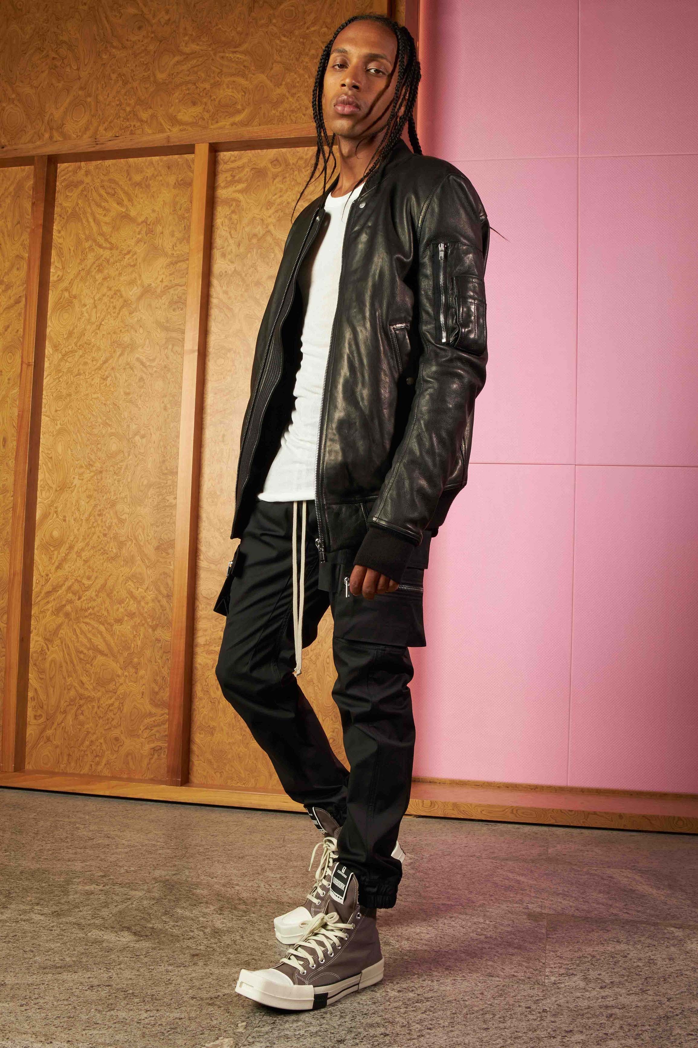 Rick Owens Classic Flight Leather Jacket | modes | REVERSIBLE