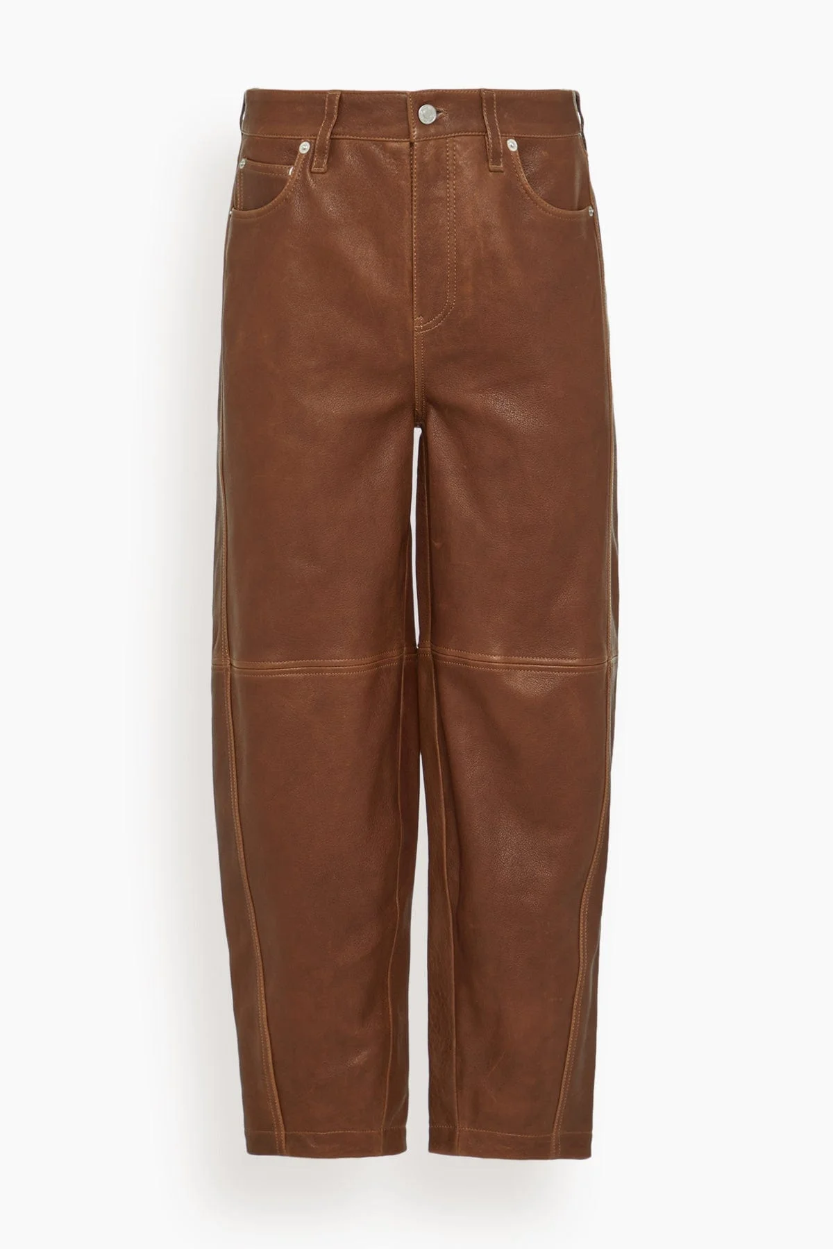 Waldon Curved Leg Pant in Cocoa - 1