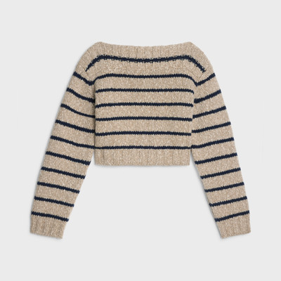 CELINE Marinière Boat neck sweater in wool outlook