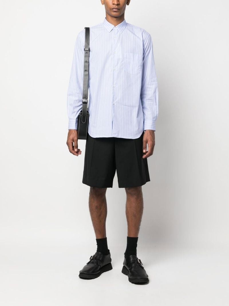 Comme des Garçons SHIRT striped button-up shirt outlook