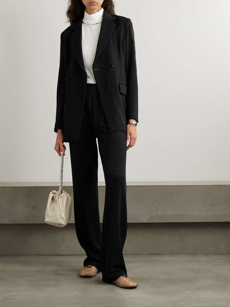 Another Tomorrow Stretch-crepe straight-leg pants outlook