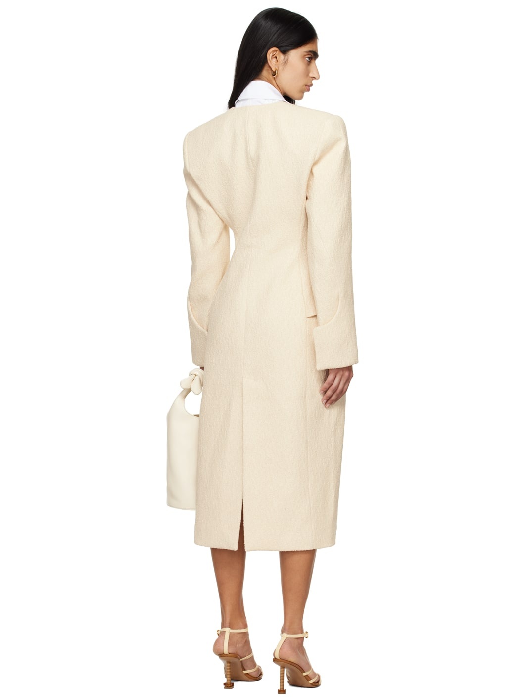 Off-White Les Sculptures 'Le manteau Cubo' Coat - 3