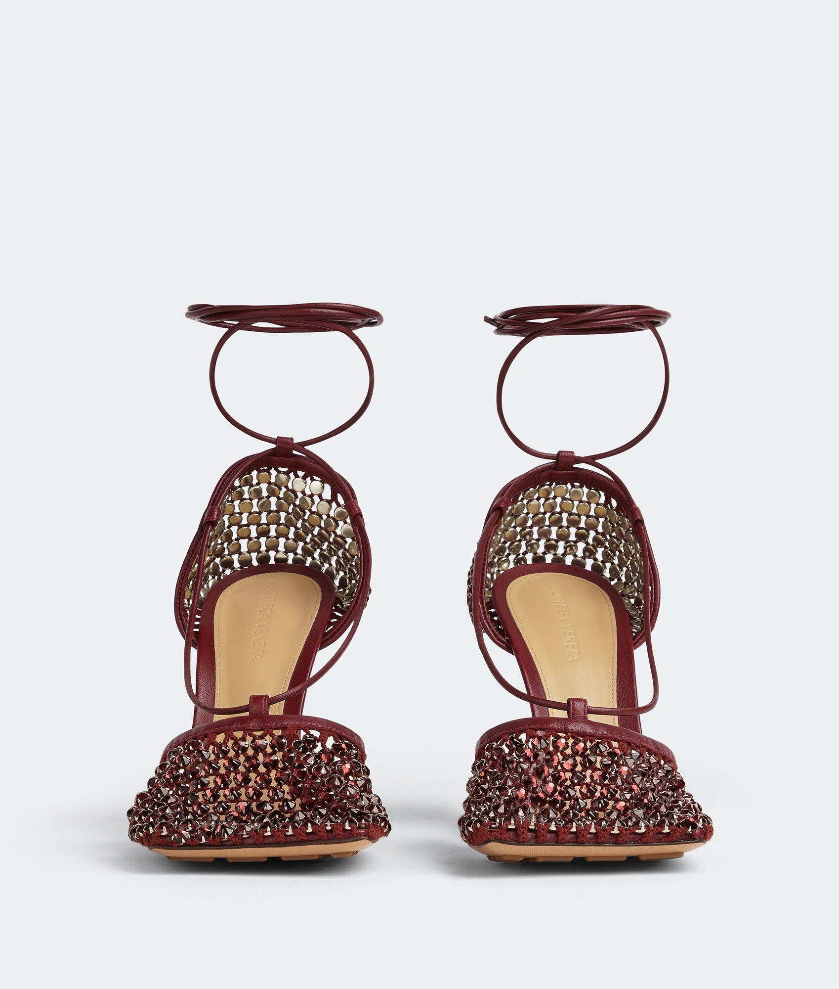 sparkle stretch lace-up sandal - 2