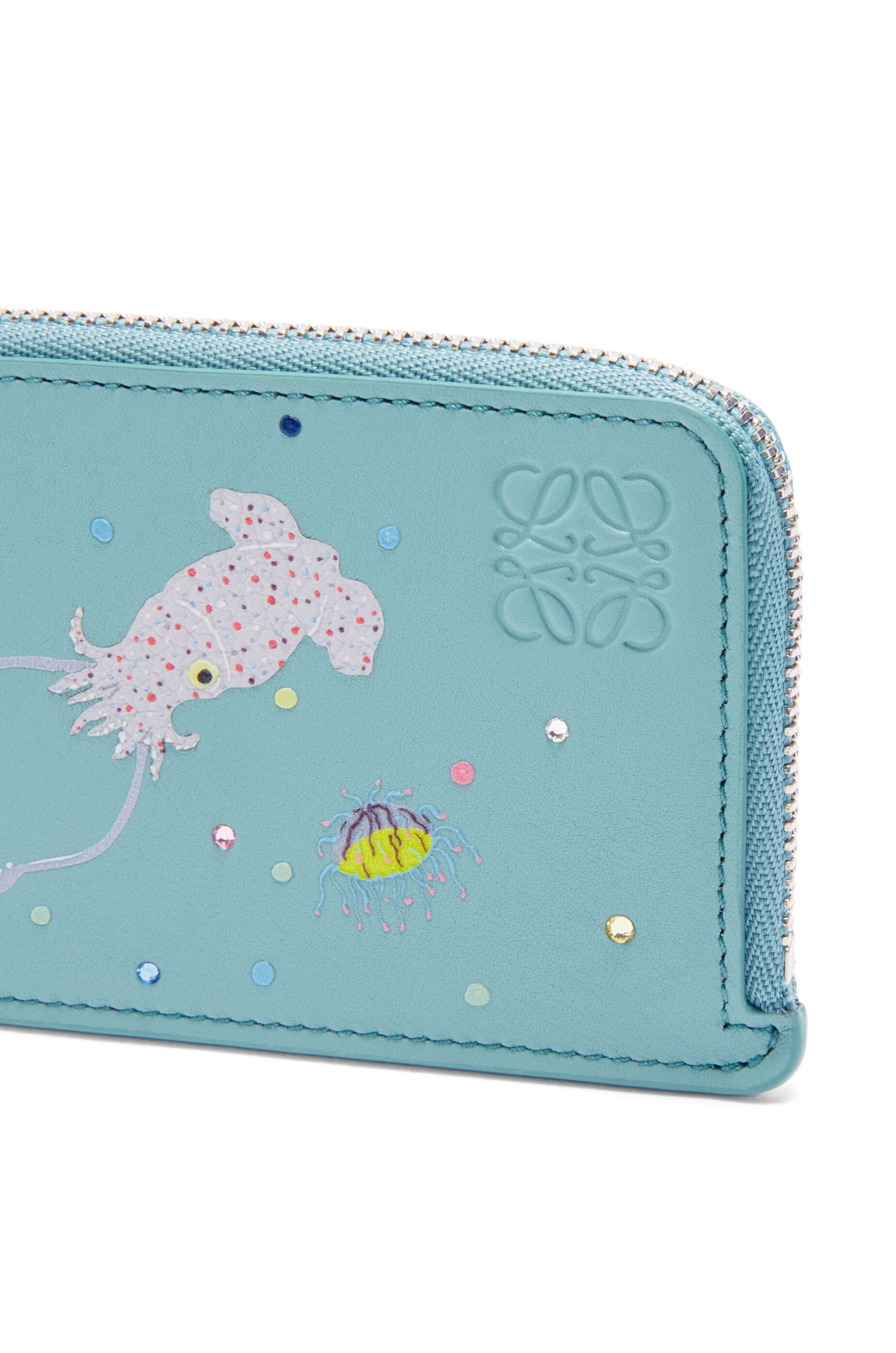 Squid coin cardholder in nappa calfskin - 4