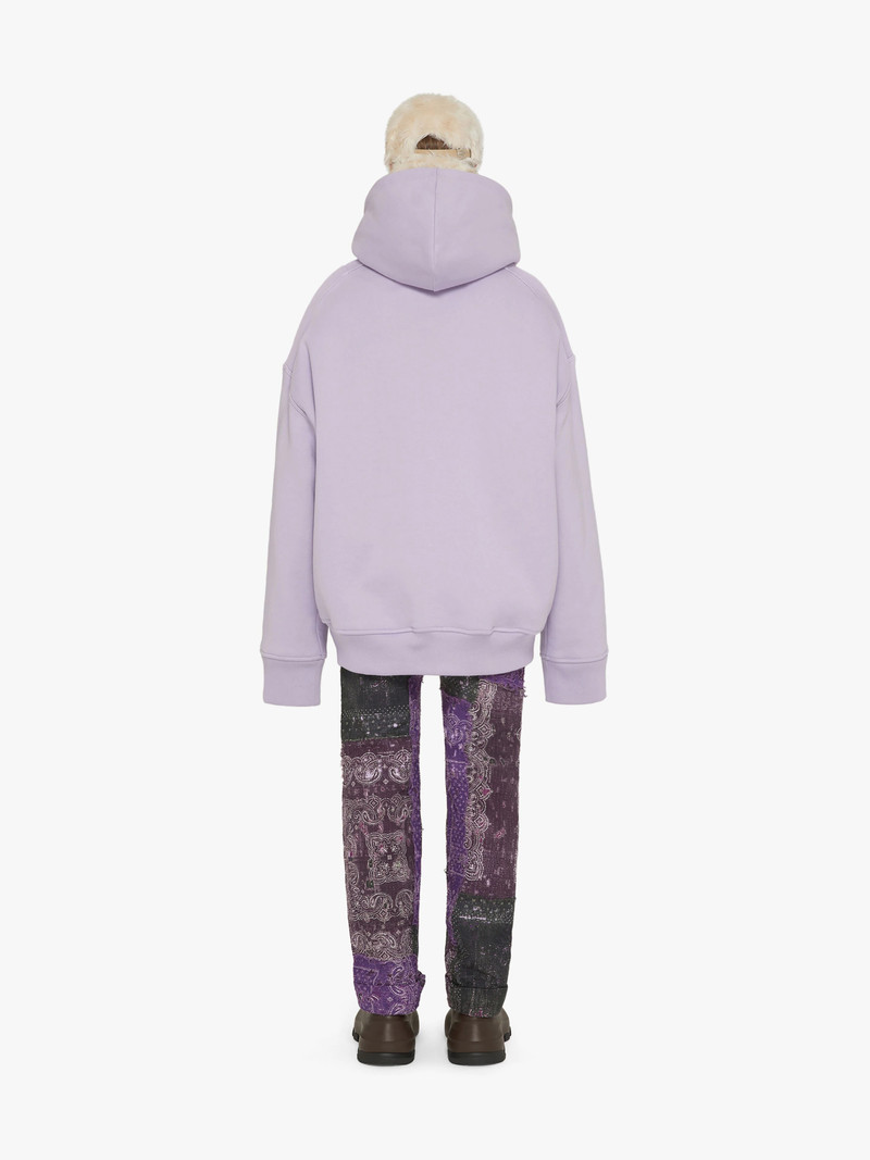 OVERSIZED HOODIE WITH GRAPHIC VELCROS 4