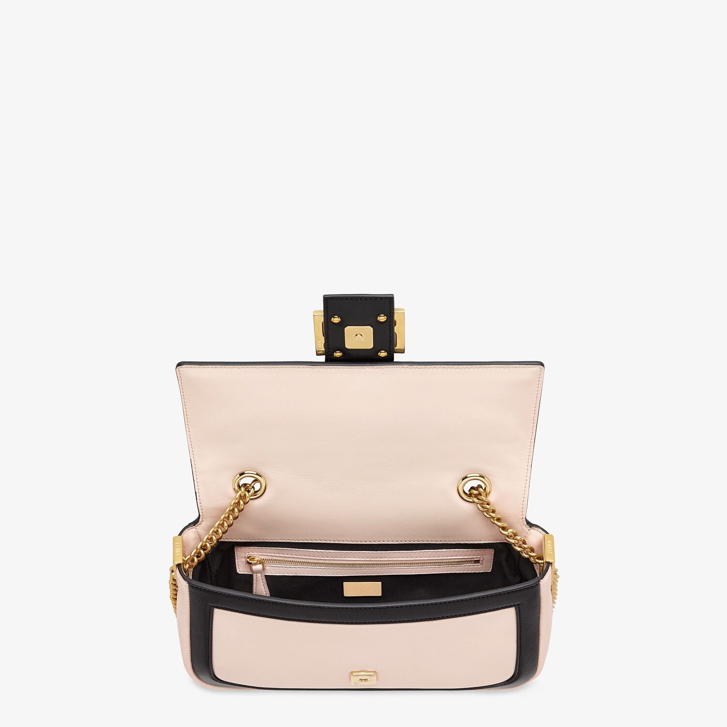 Pink and black nappa leather bag - 4