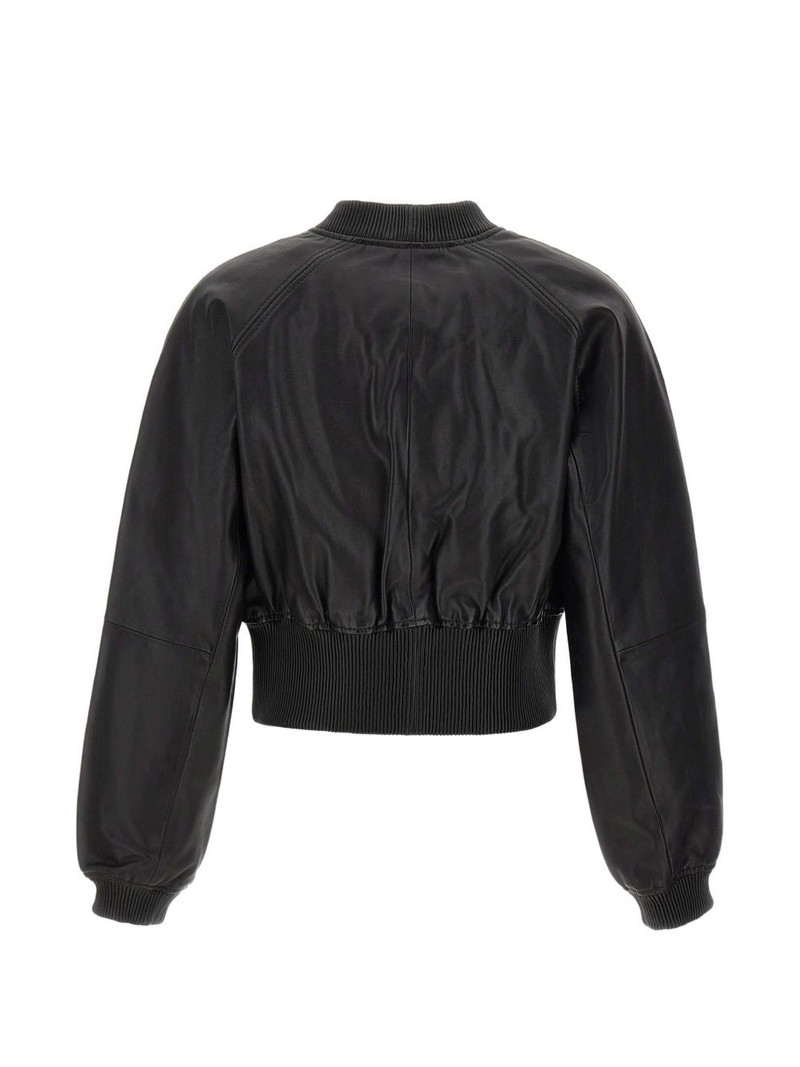 HERSKIND Dario elasticated leather jacket outlook