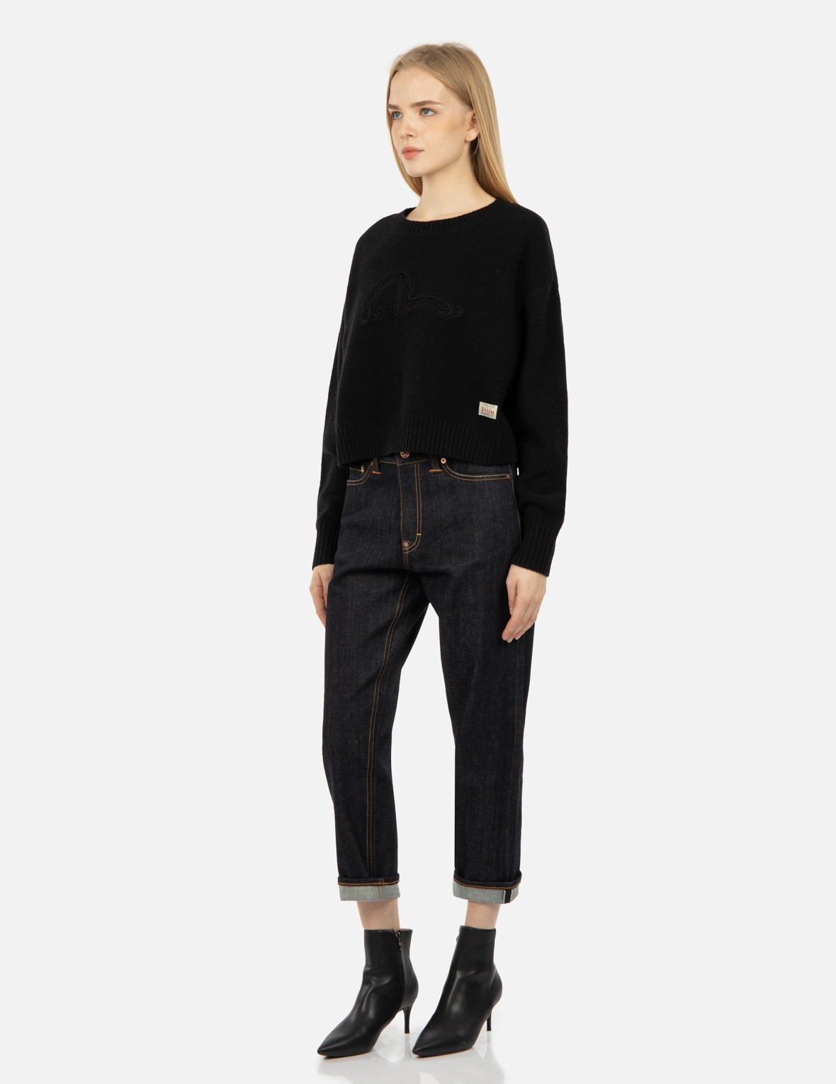TEXTURE SEAGULL KNITTED SWEATER - 3