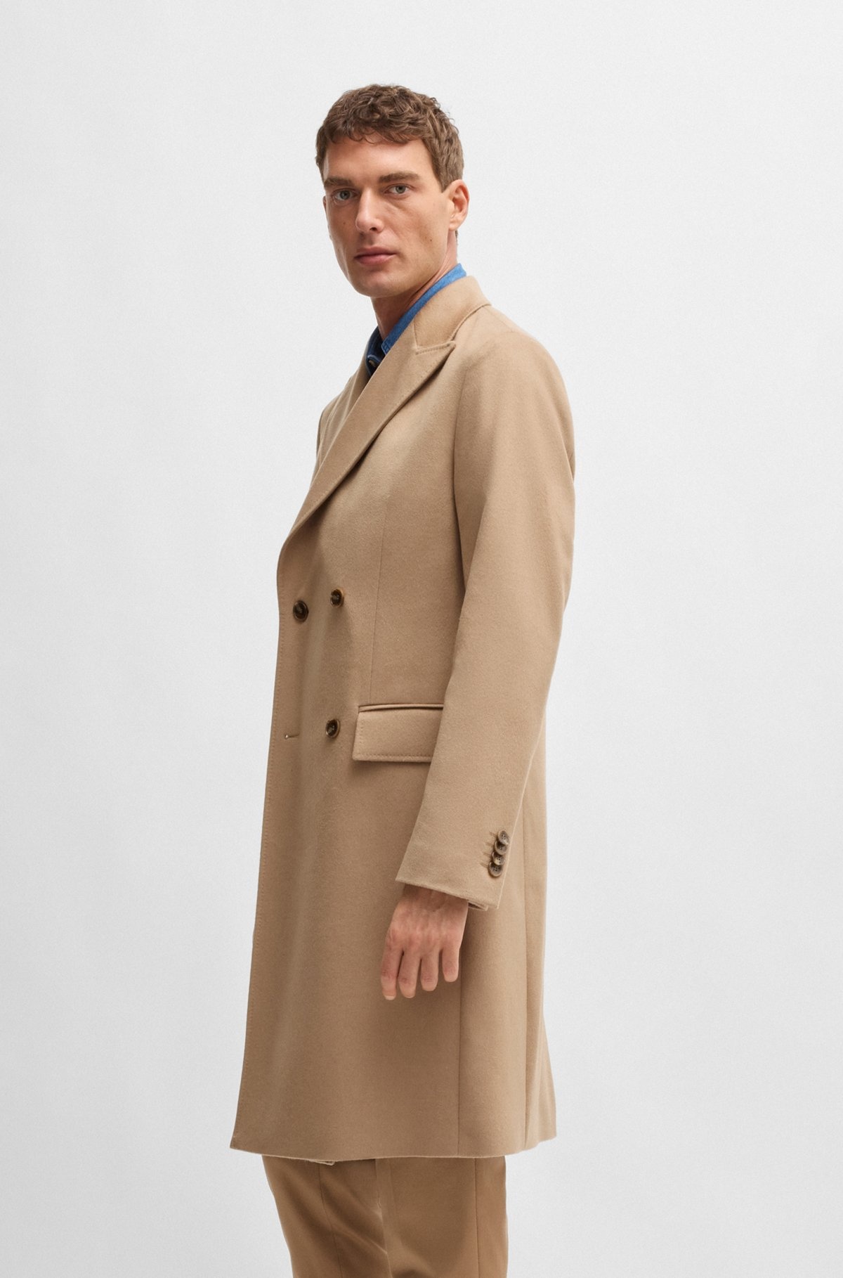 BOSS SELECTED BY BECKHAM CASHMERE COAT - 6