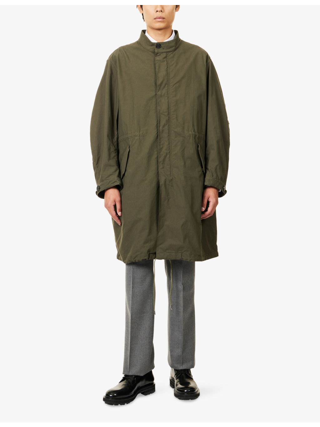 Twisted Logo-Print Cotton-Blend Parka - 3