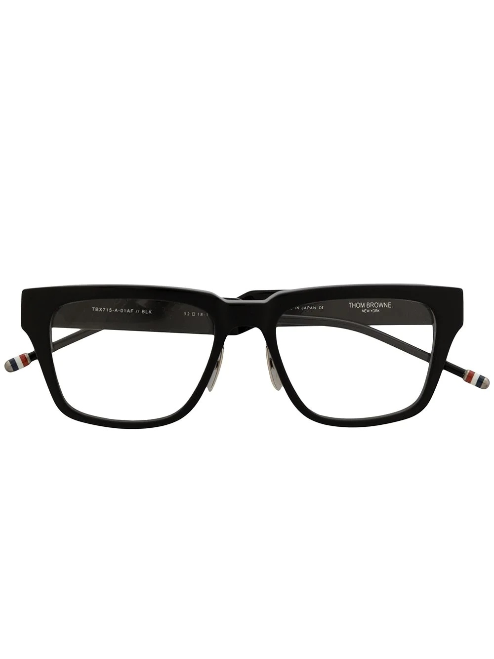 square-frame glasses - 1