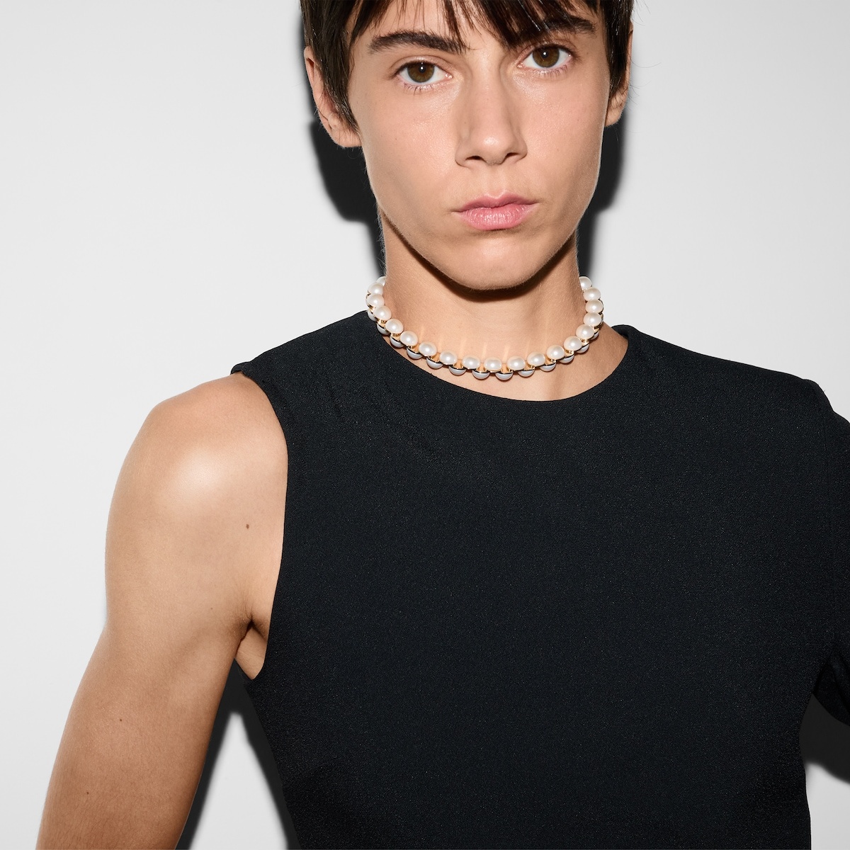Acetate viscose sable dress - 5