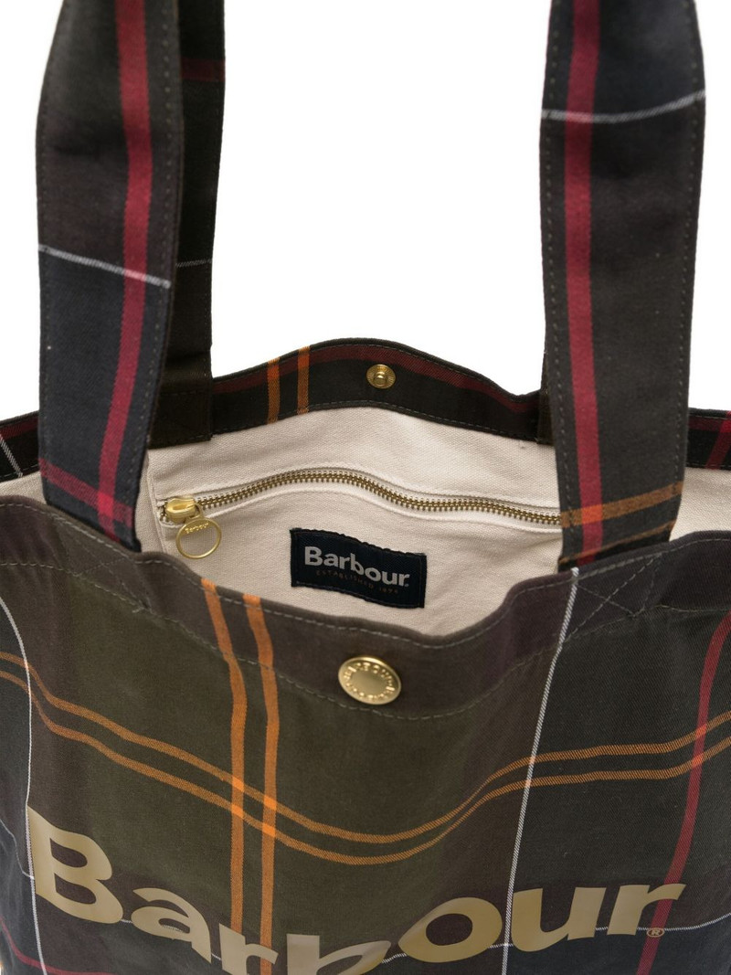 tartan-plaid tote bag 5