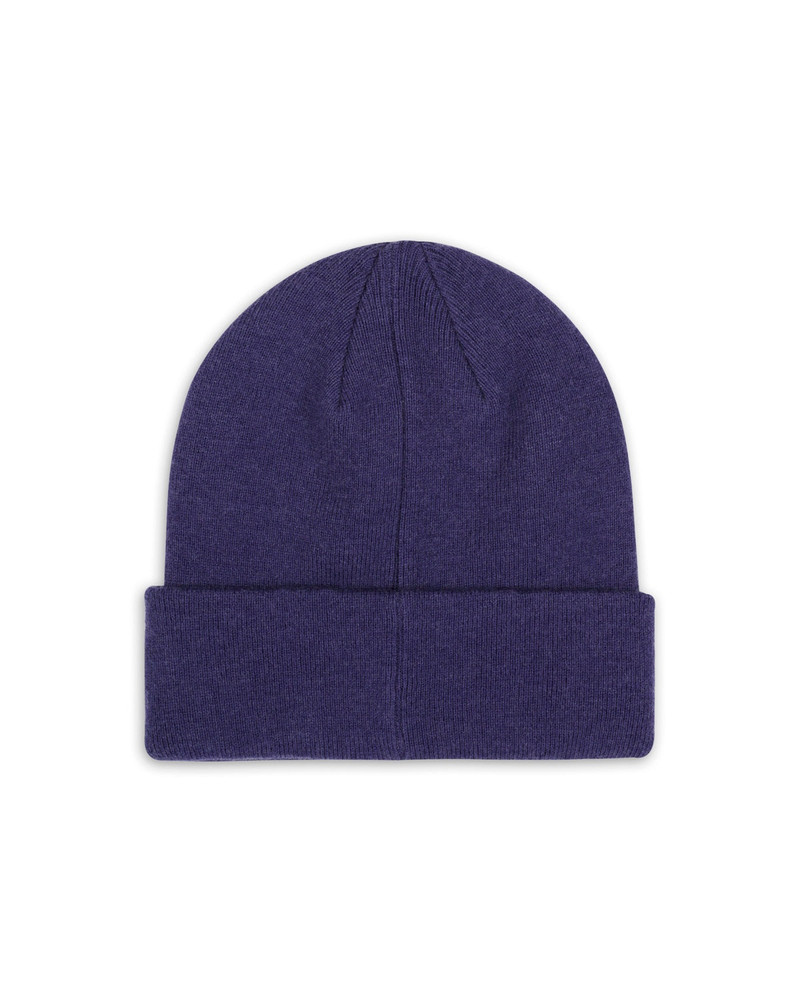 BRAIN DEAD Classic Logo Head Wool Beanie - Navy outlook