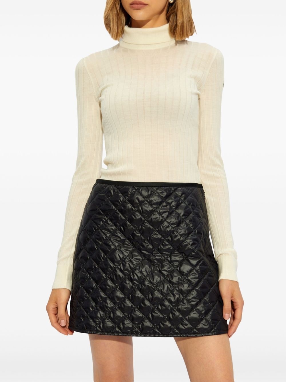 roll-neck wool-cashmere sweater - 3