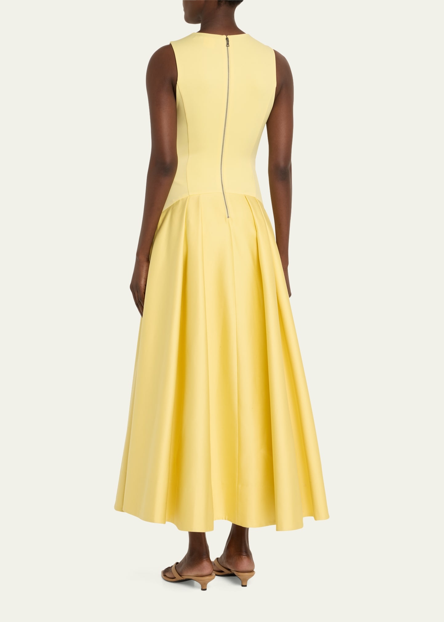 Adley Drop-Waist Midi Dress - 3