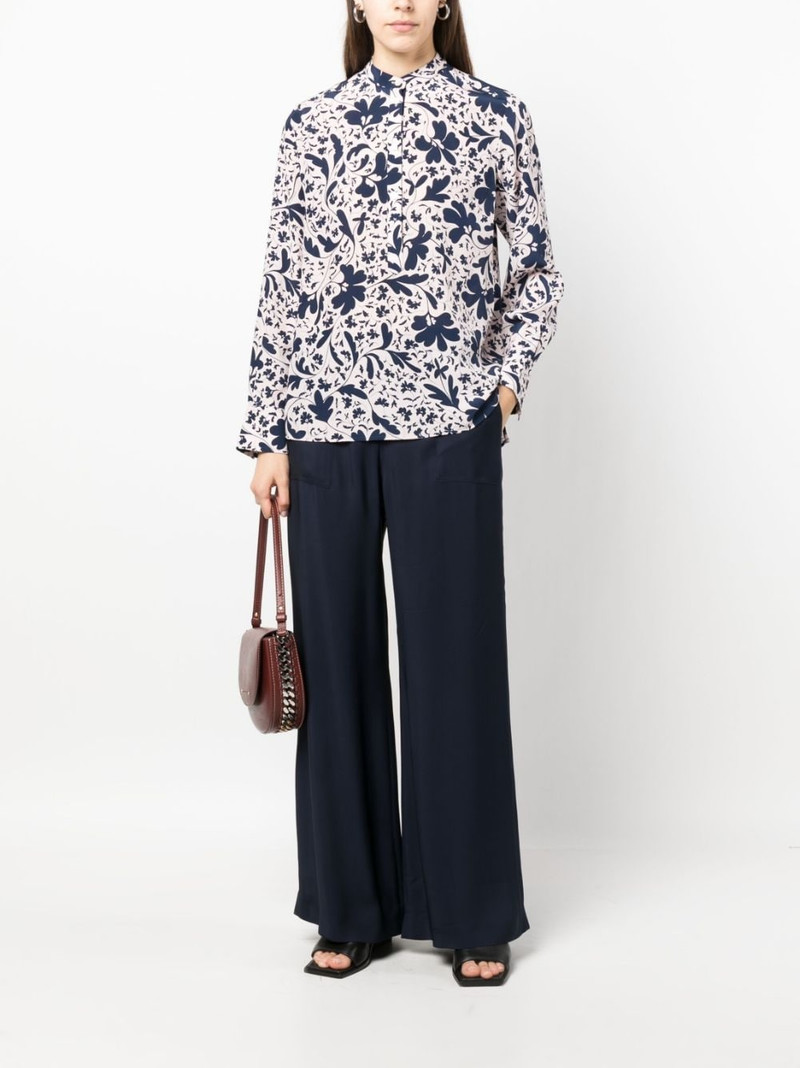 Stella McCartney floral-print silk shirt outlook