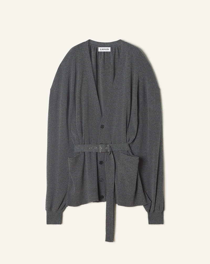 WOOL AND CASHMERE OVERSIZED CARDIGAN 1