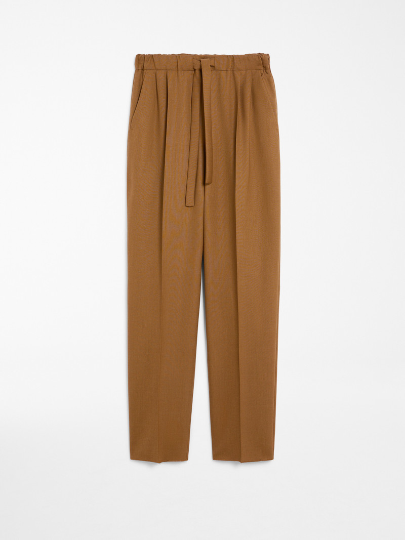 EDERE Cashmere foulé trousers - 1