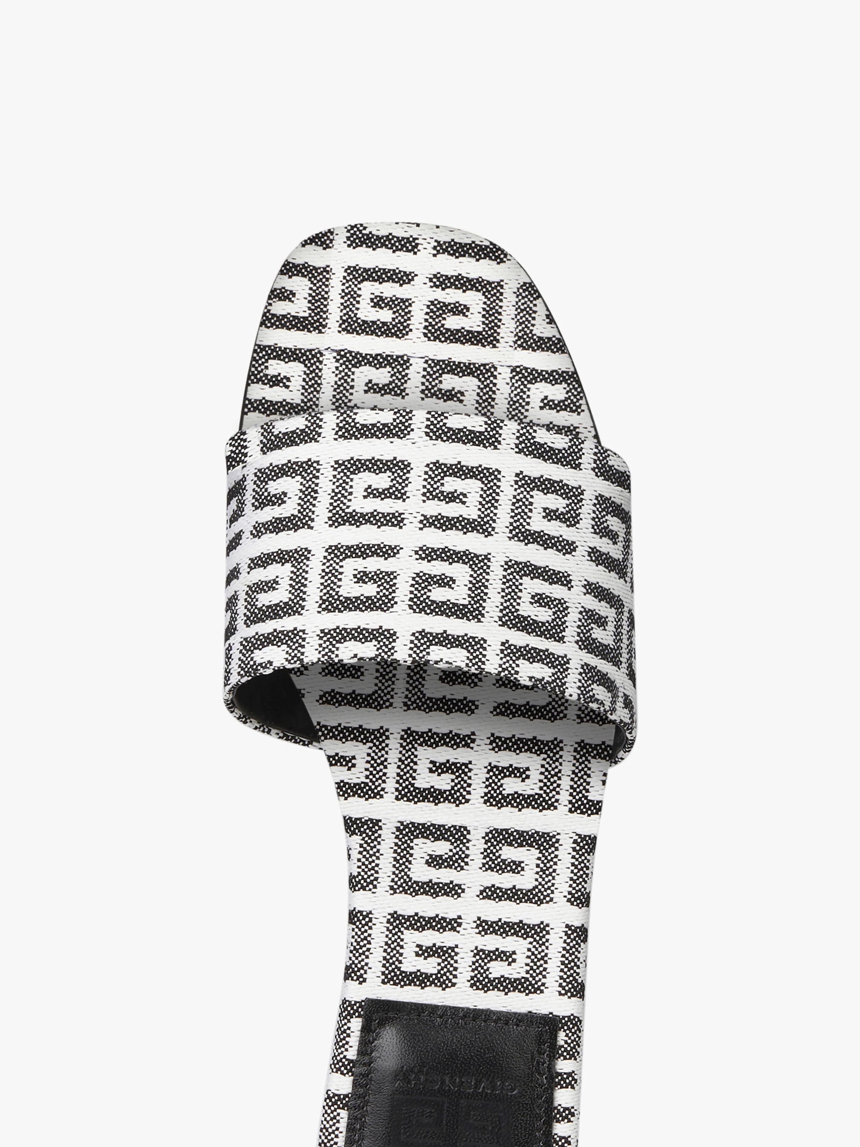 FLAT SANDALS IN 4G JACQUARD - 5
