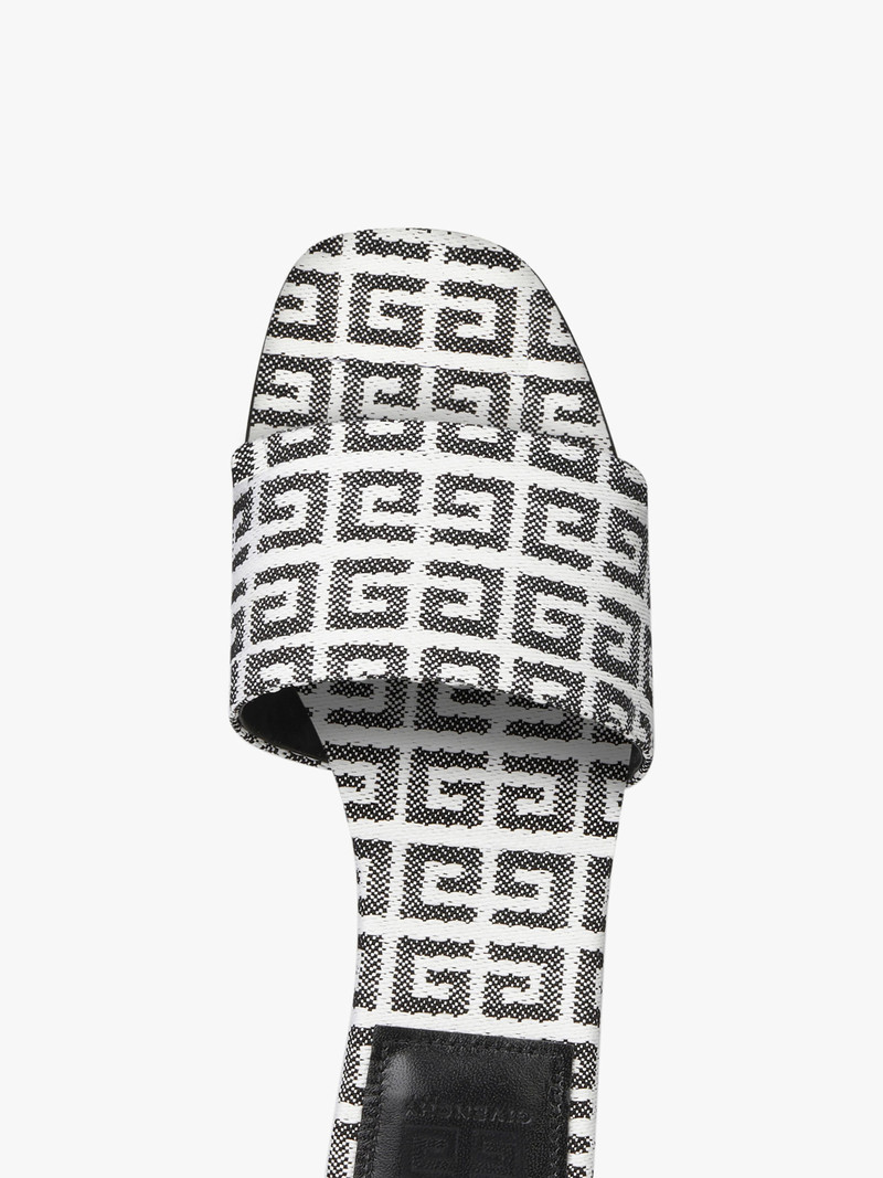 FLAT SANDALS IN 4G JACQUARD 5