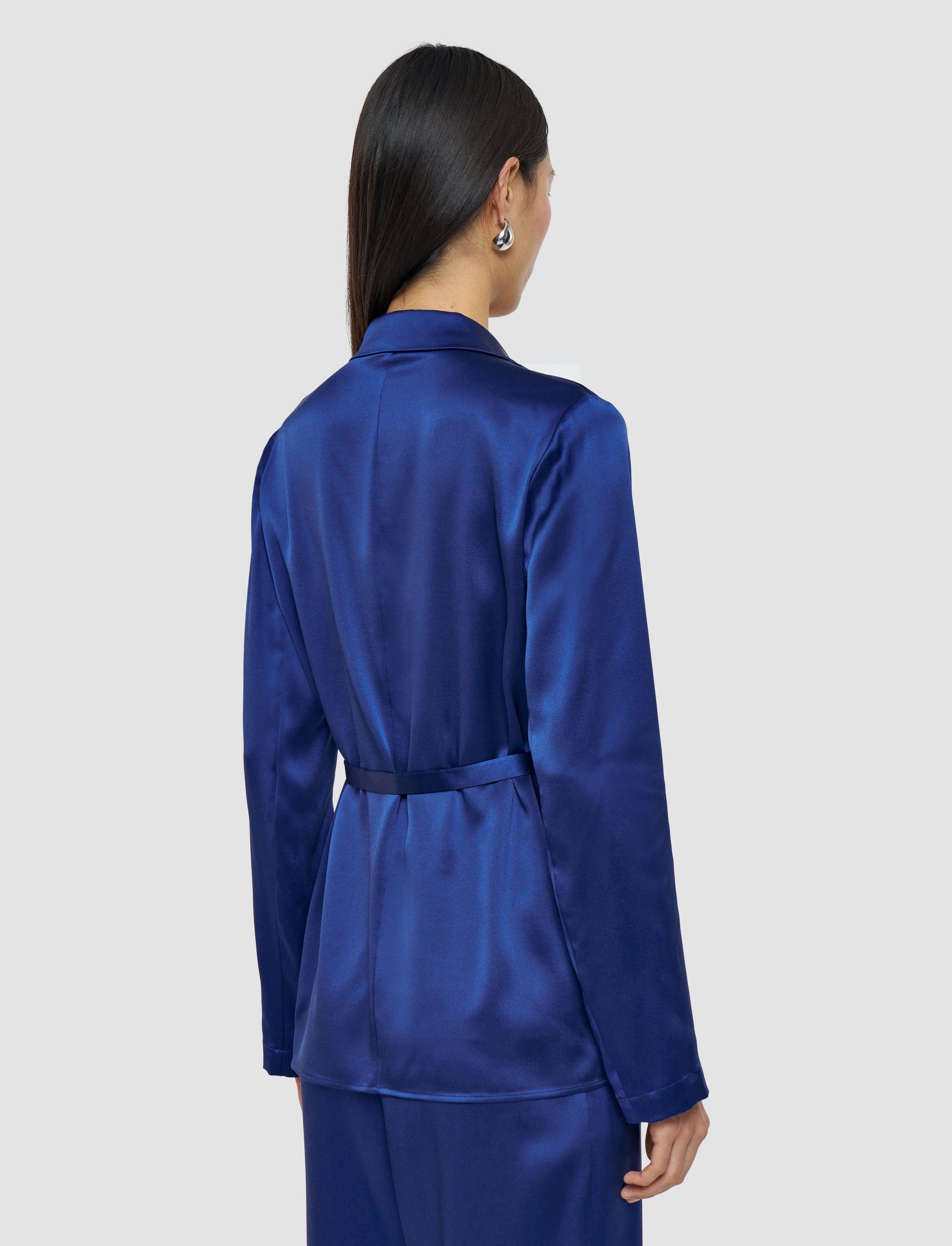 Joubert Silk Satin Jacket - 4