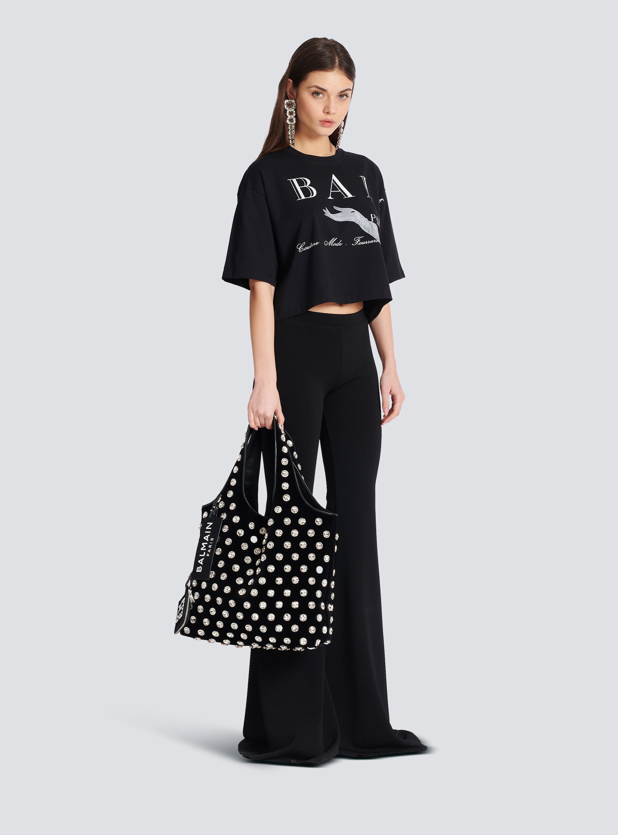 Velvet and crystal Grocery Bag - 7