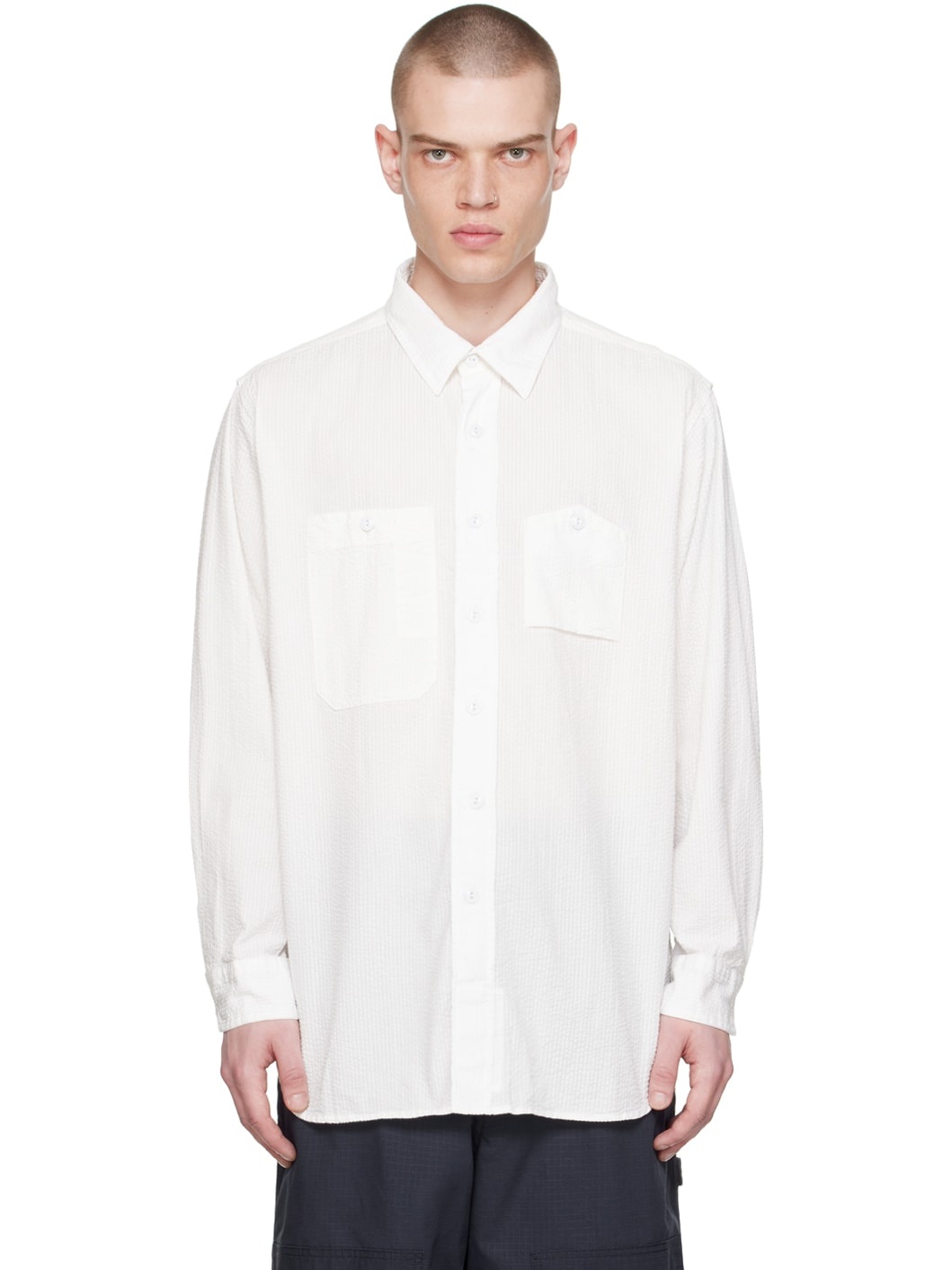 White Work Shirt - 1