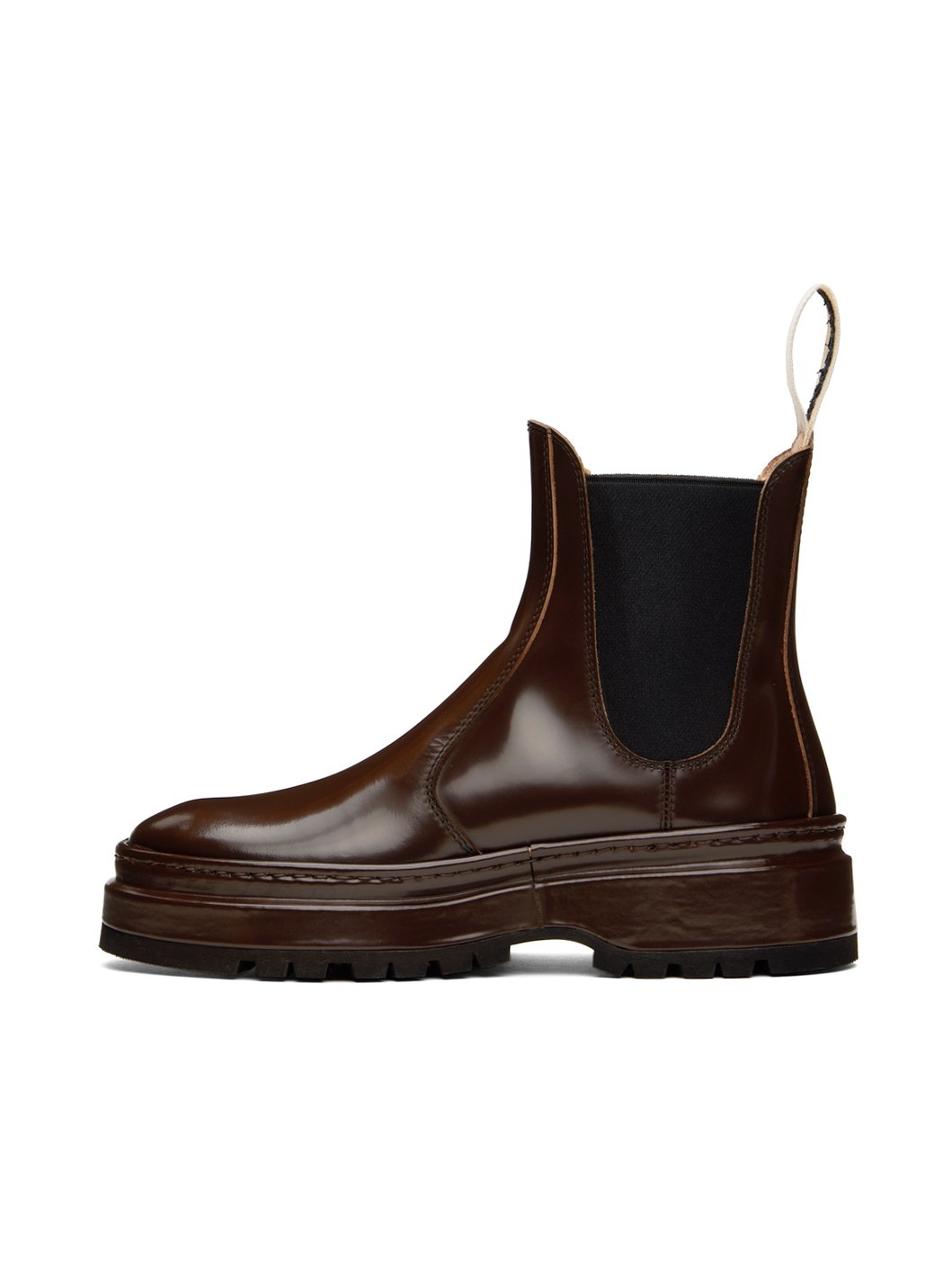 Brown Le Chouchou 'Les Chelsea Pavane' Chelsea Boots - 3