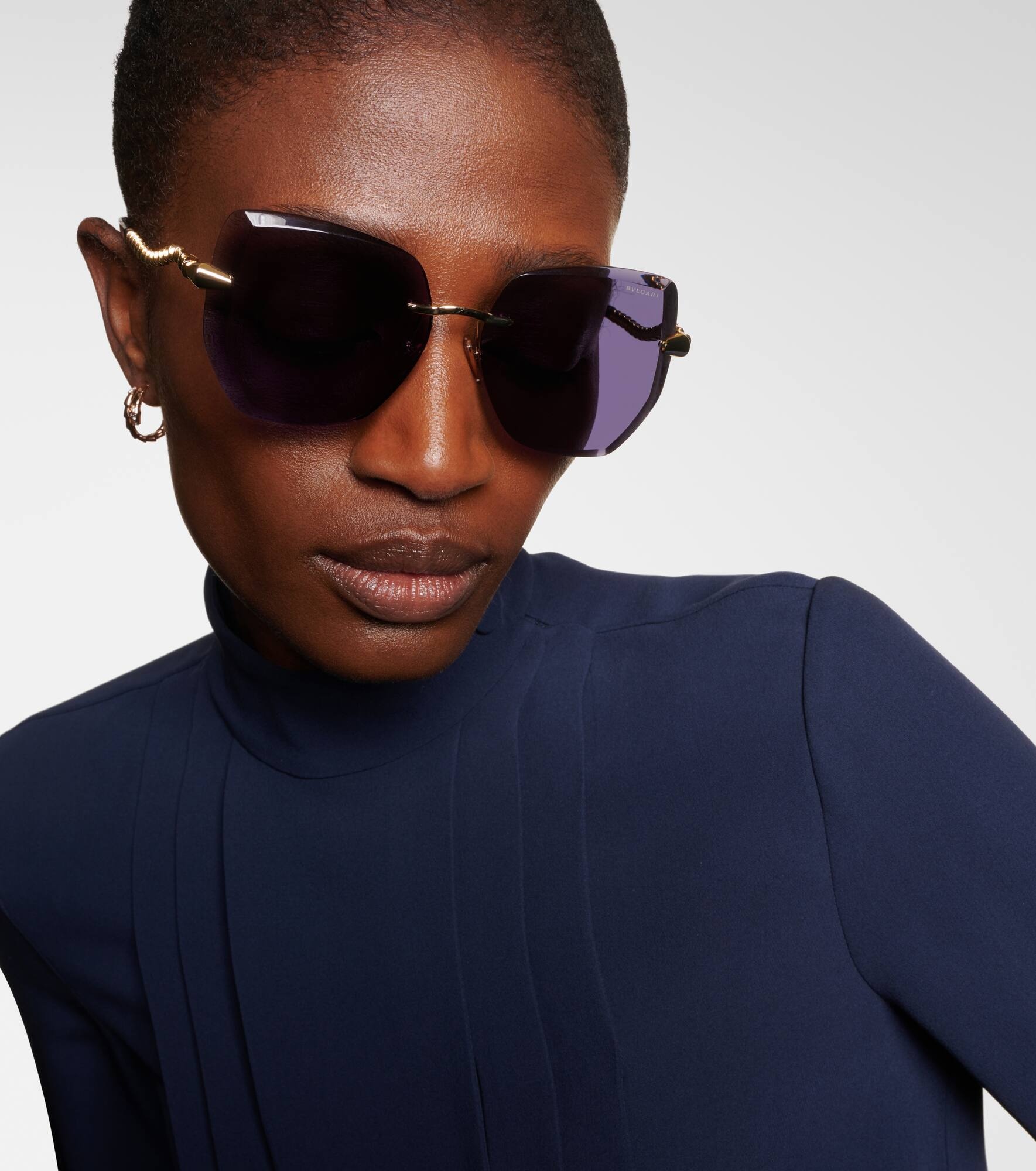 Serpenti Viper oversized sunglasses - 6