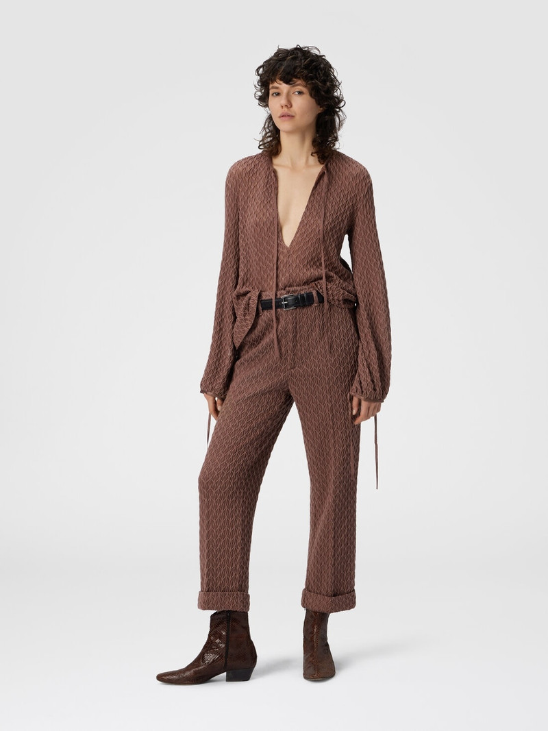 Missoni Crew Neck Blouse in Wool Blend outlook