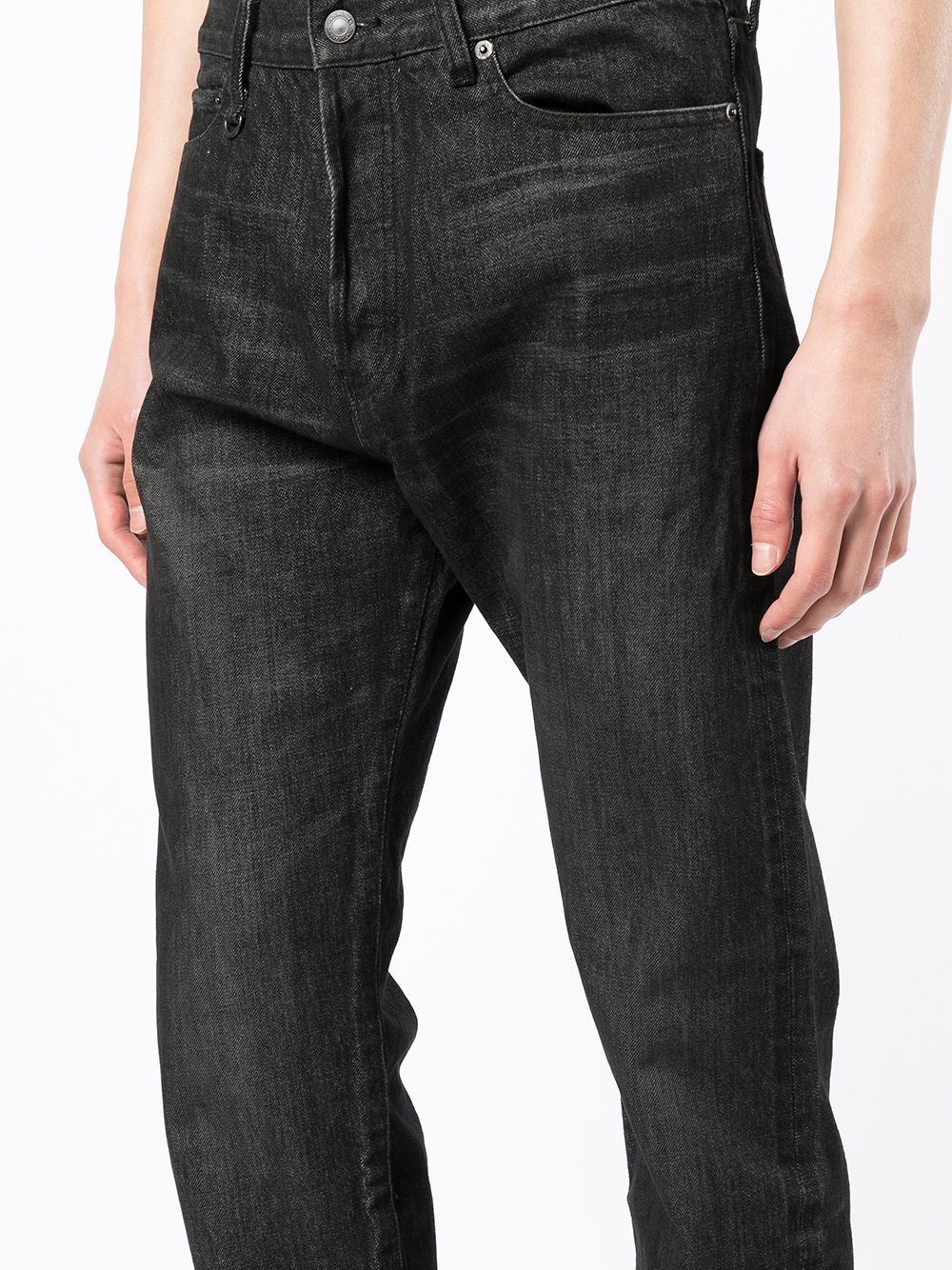 straight-leg cotton jeans - 5