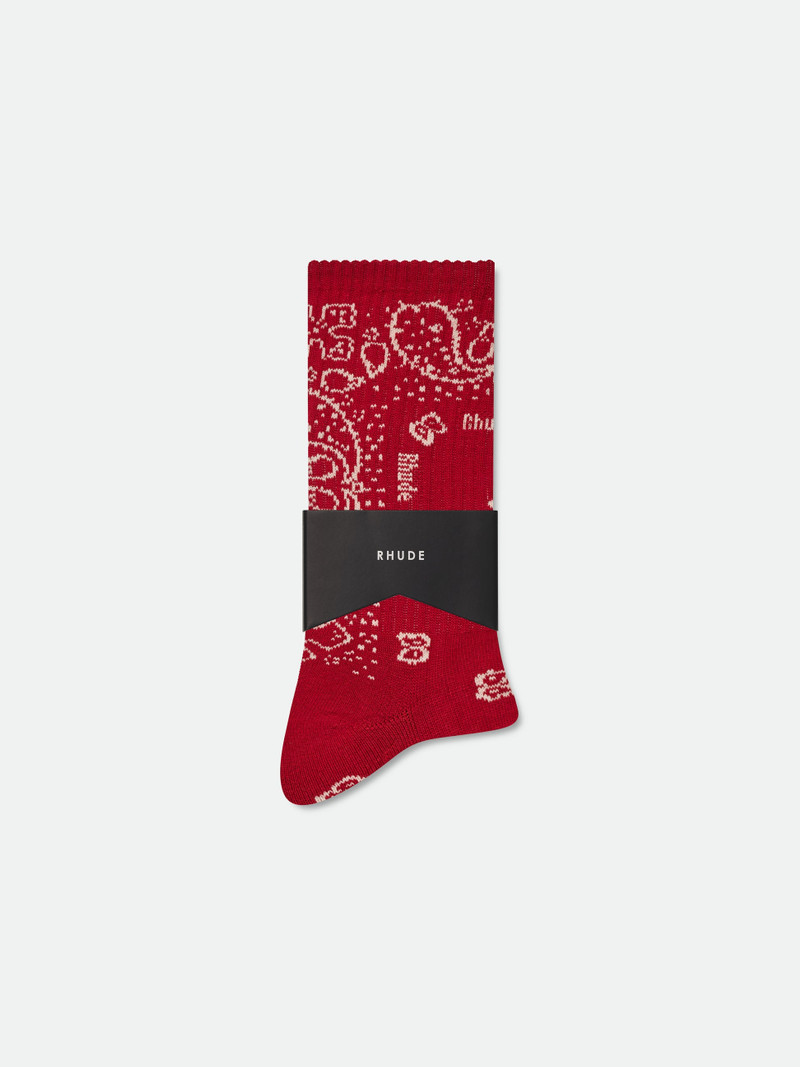 Rhude RHUDE BANDANA SOCK outlook