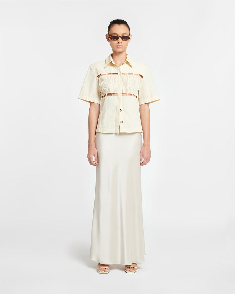 Pleated Poplin Shirt 3