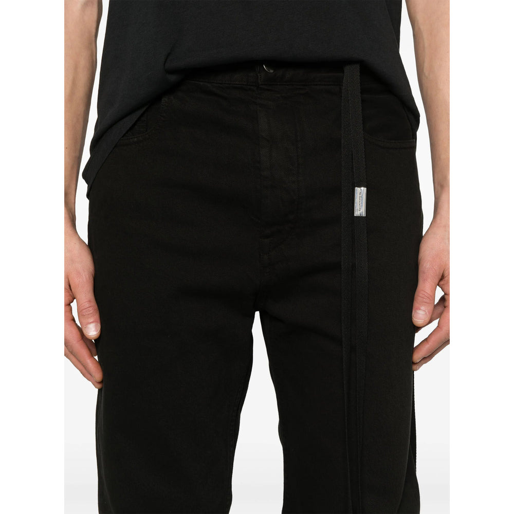 Ann Demeulemeester Black Denim - Regular & Straight-Leg Jeans Men - 5