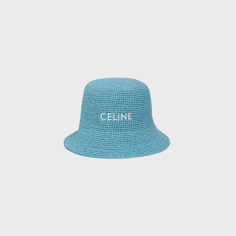 bucket hat IN raffia 1