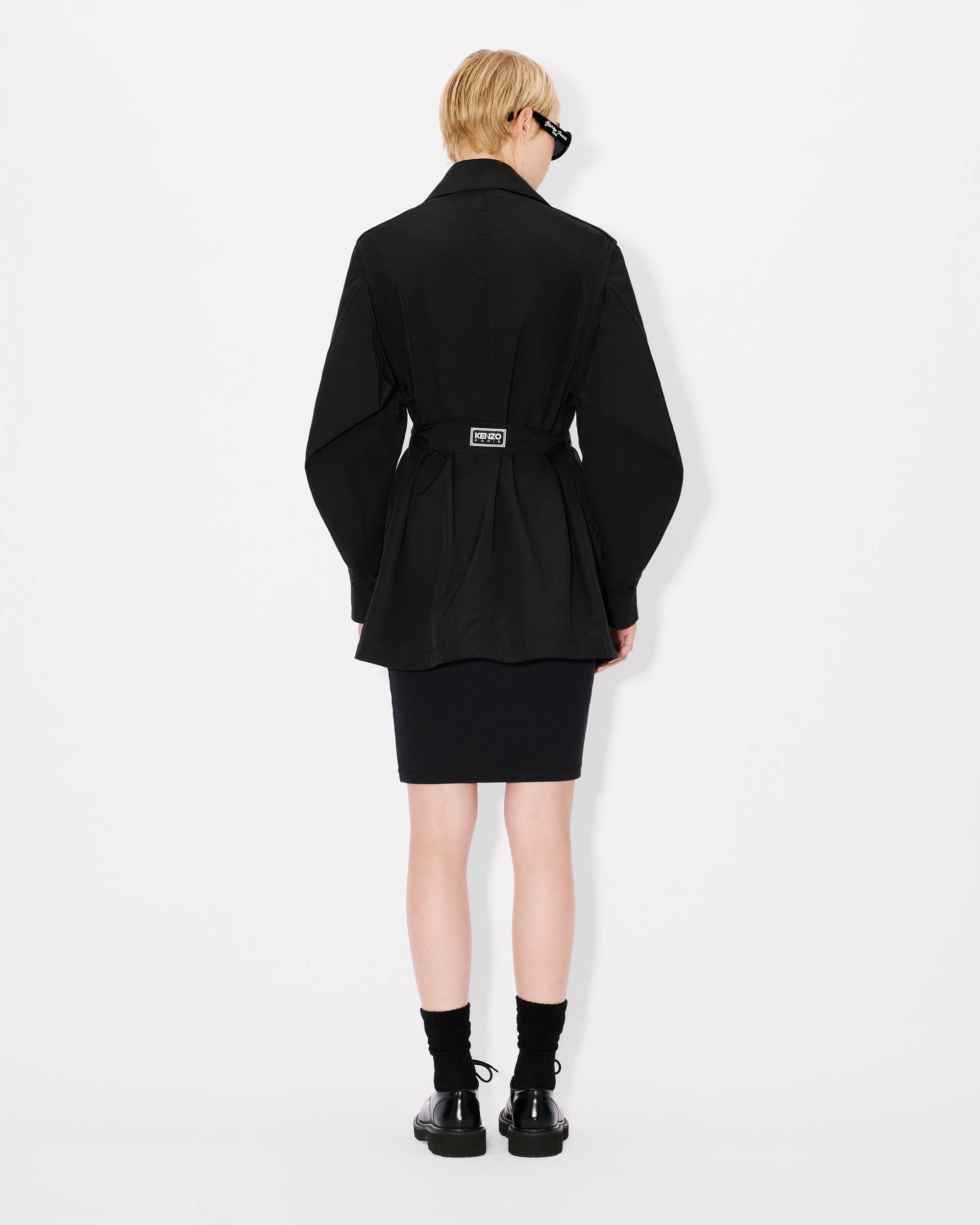 Short trench with kimono sleeves - 4