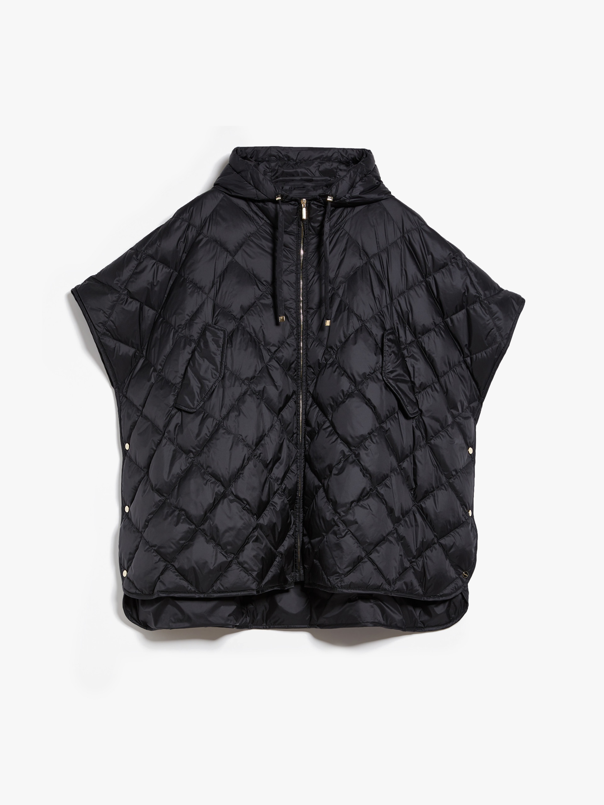 TREMAN Cape with hood in water-repellent canvas - 1