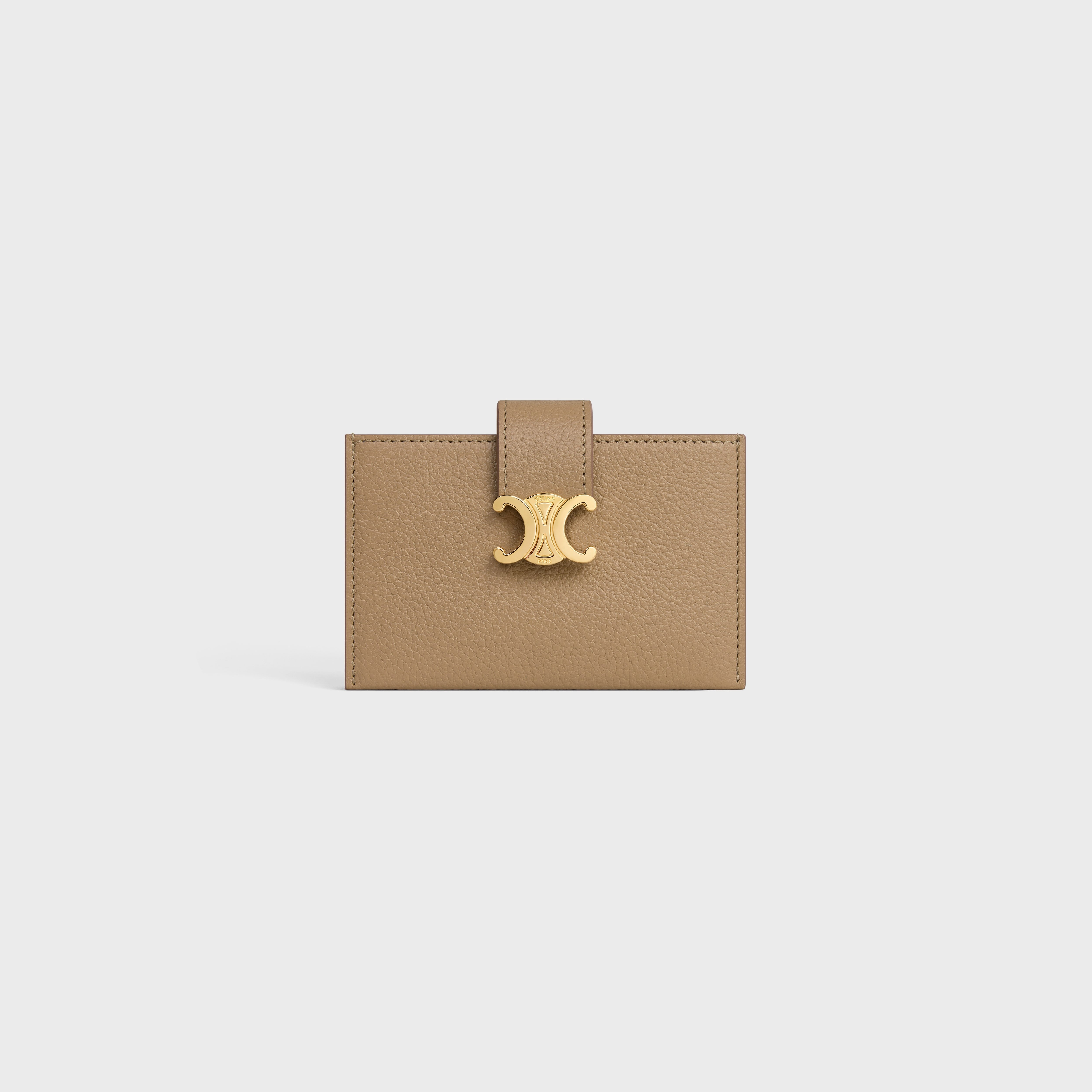 ACCORDEON CARD HOLDER IN SUPPLE GRAINED CALFSKIN - 1