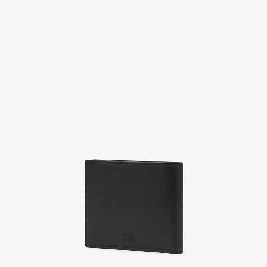 Black leather bi-fold wallet - 2