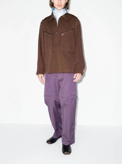 Jil Sander zip-fastening sweatshirt outlook