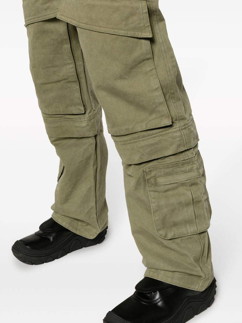 Hard wide-leg cargo trousers 6