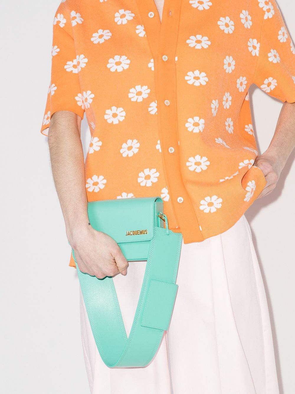 Le Carinu logo-plaque shoulder bag - 2