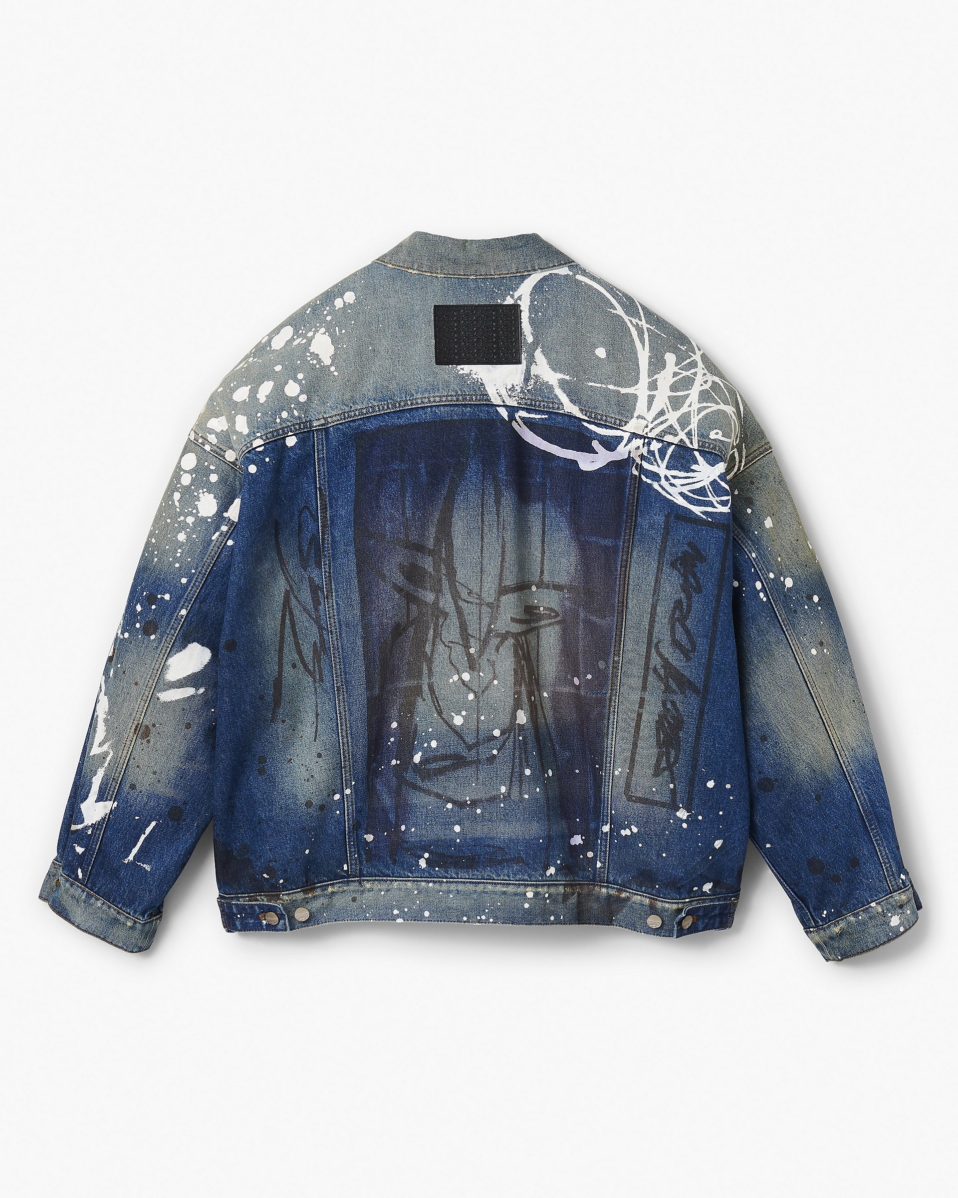 FUTURA X MARC JACOBS PAINTED DENIM BIG TRUCKER - 5