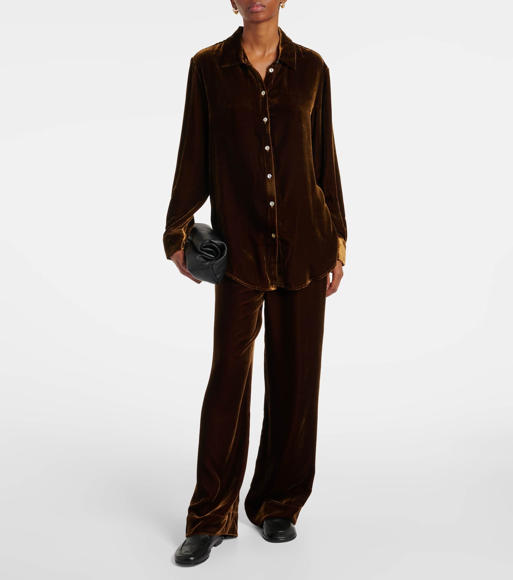 London velvet pajama pants - 2