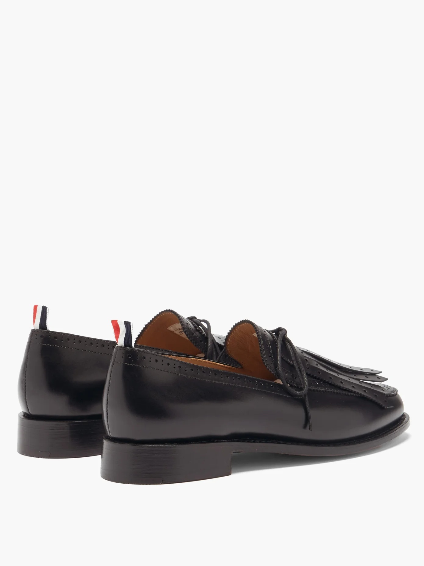 Kilted leather loafers - 4