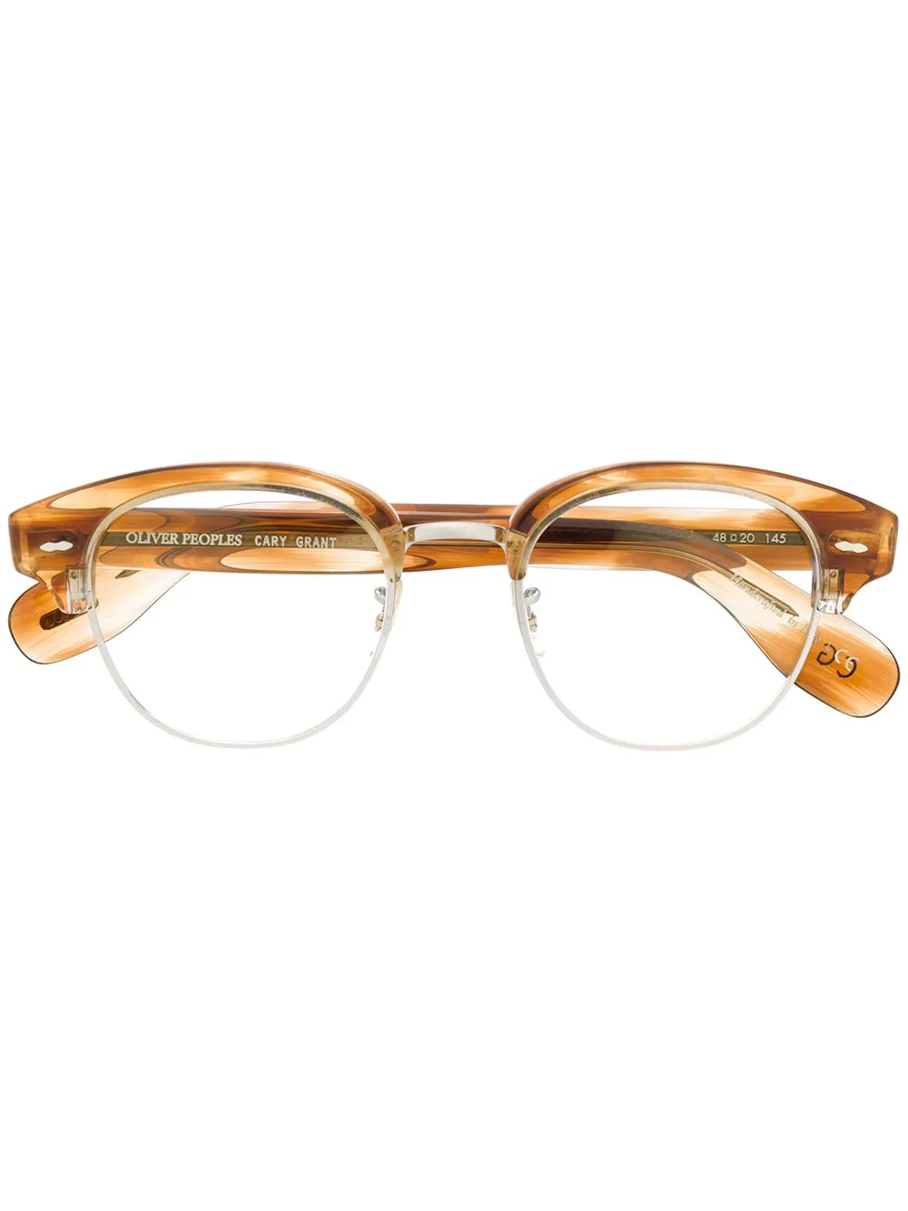 tortoiseshell detail glasses - 1