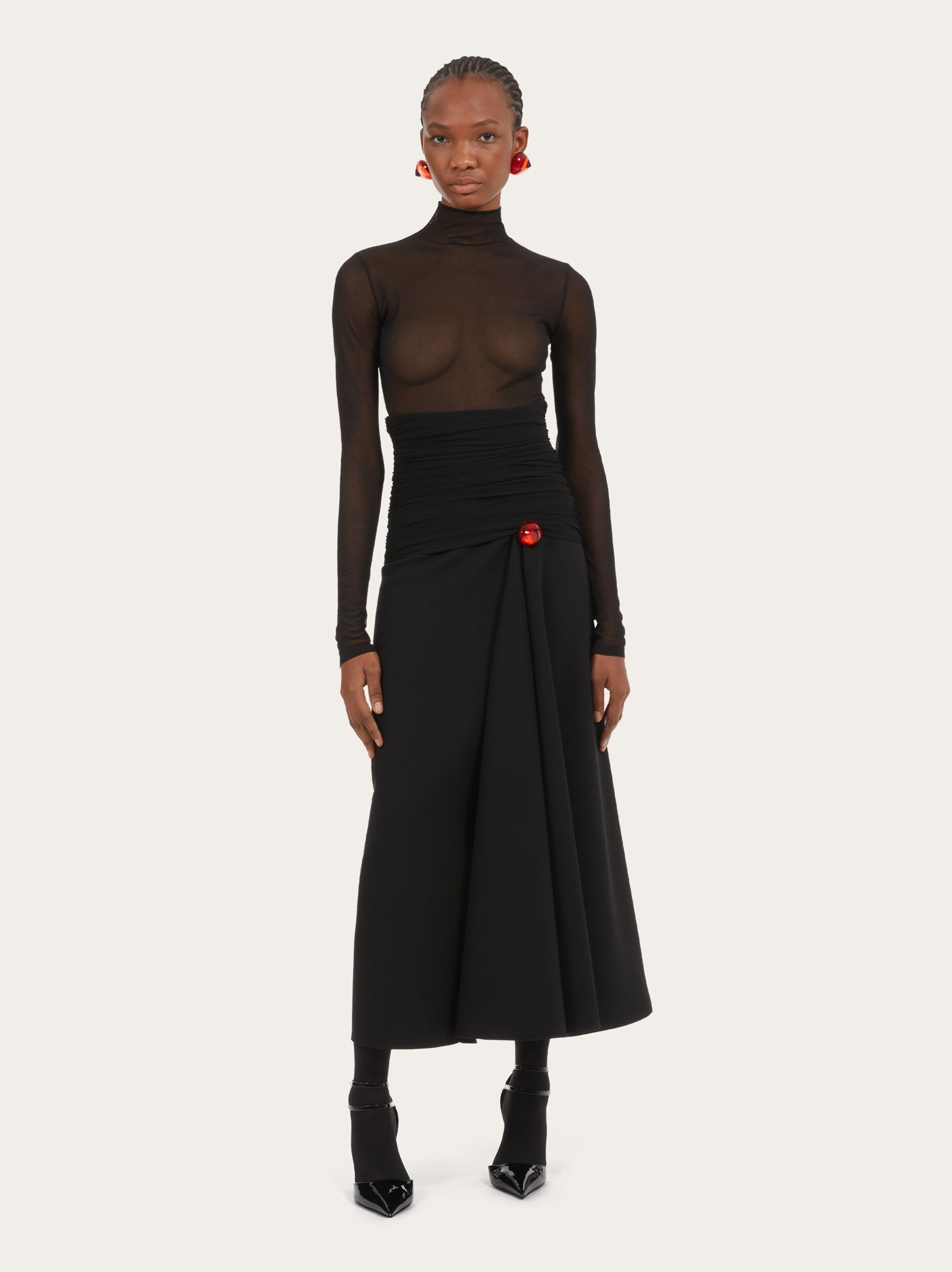FERRAGAMO High neck bodysuit | REVERSIBLE