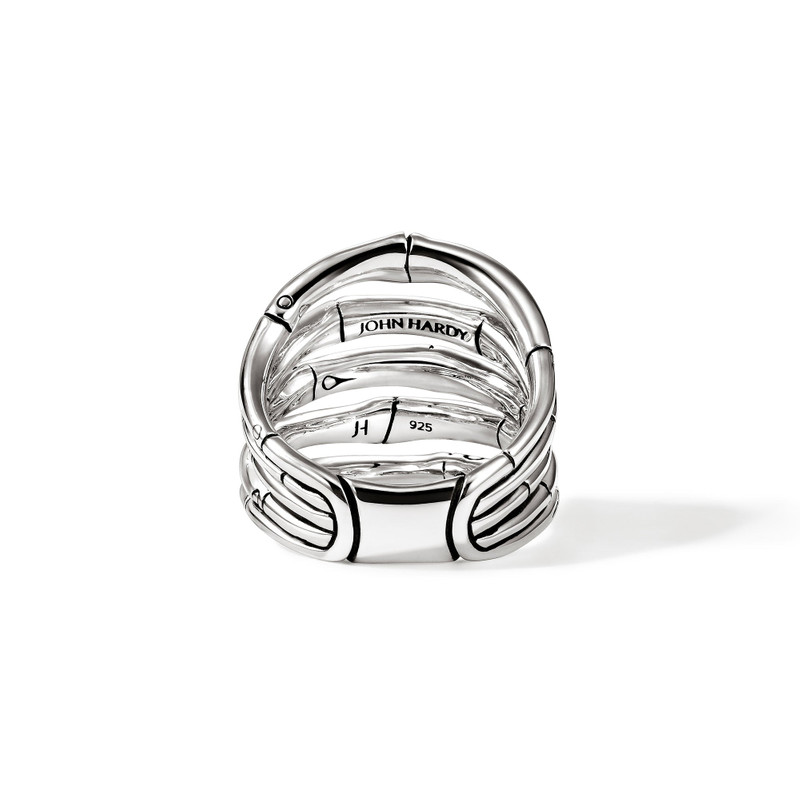 Bamboo Ring, Sterling Silver 3