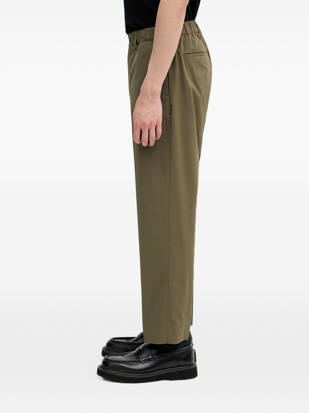 elasticated-waistband trousers - 3